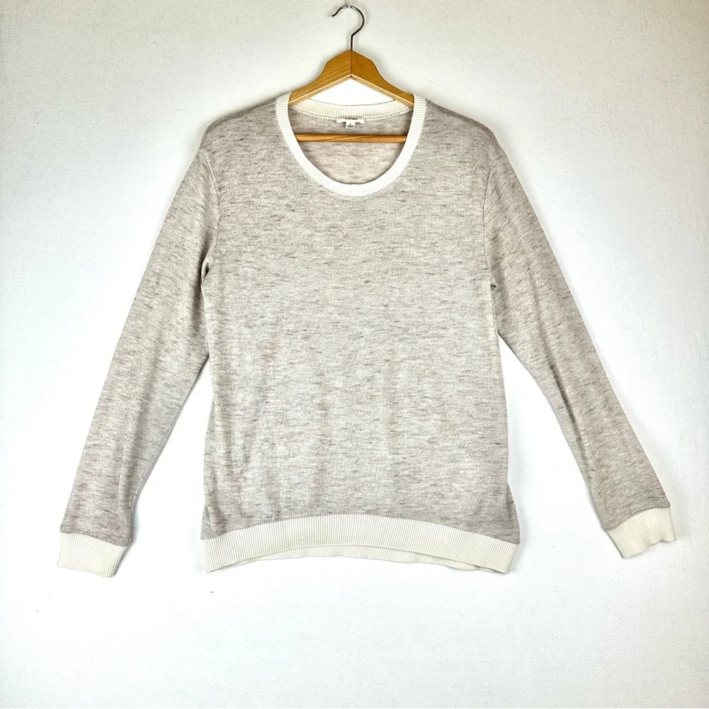 Wilfred Aritzia Lightweight Berri Heathered‎ Crewneck Sweater